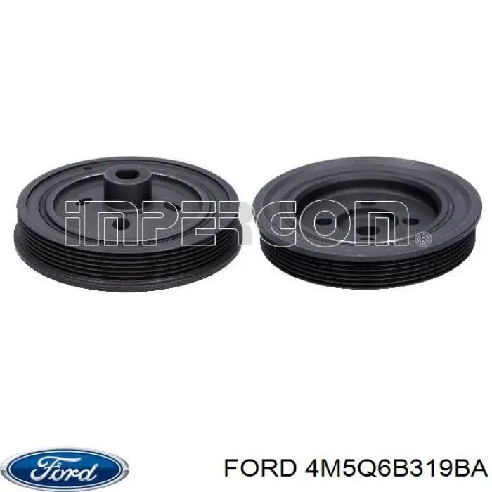 Шкив коленвала (демпфер) Ford 4M5Q6B319BA цена, от 16.93 USD