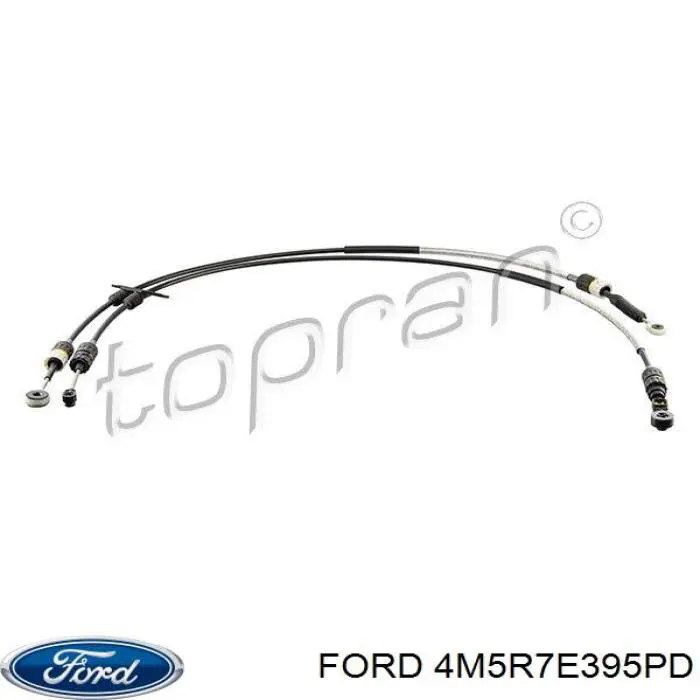 Трос КПП Ford 4M5R7E395PD цена, от 87.55 USD
