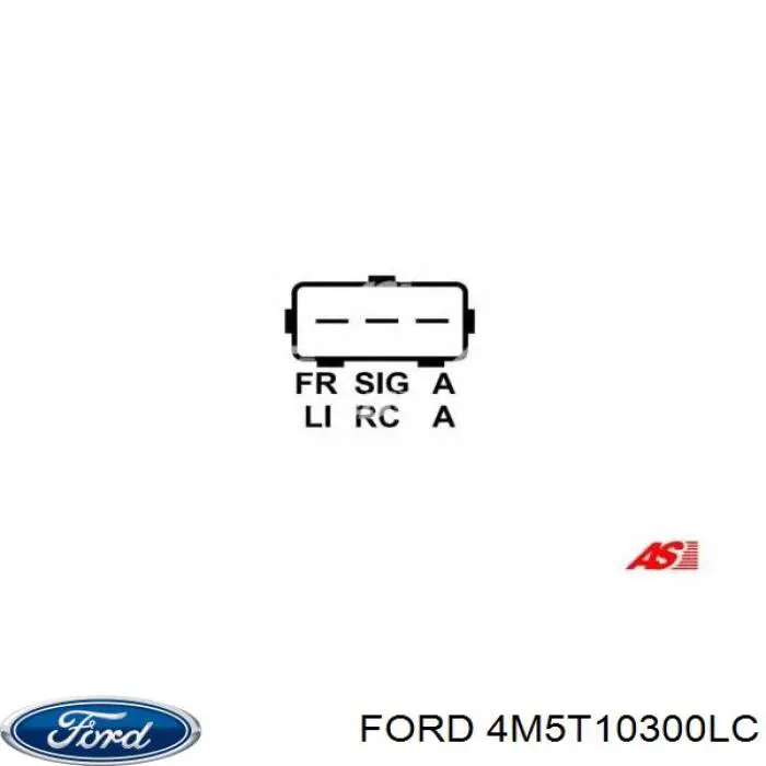 Генератор 4M5T10300LC Ford
