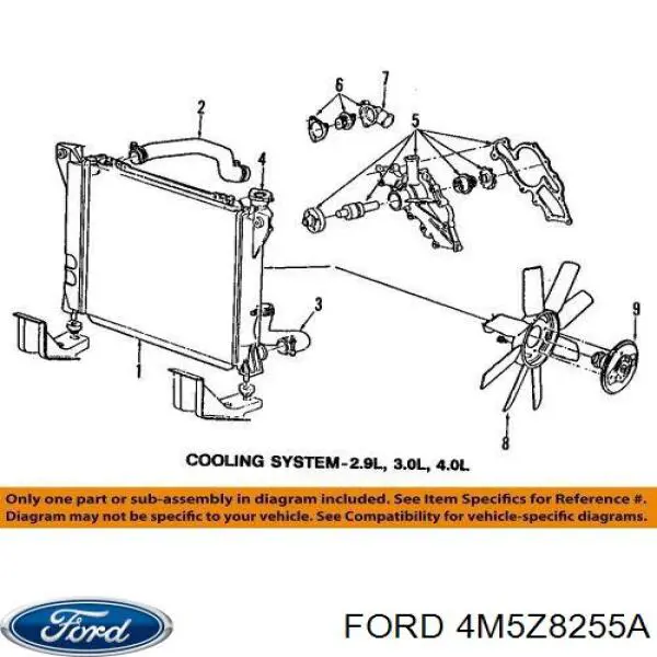 Купить 4M5Z8255A Ford 