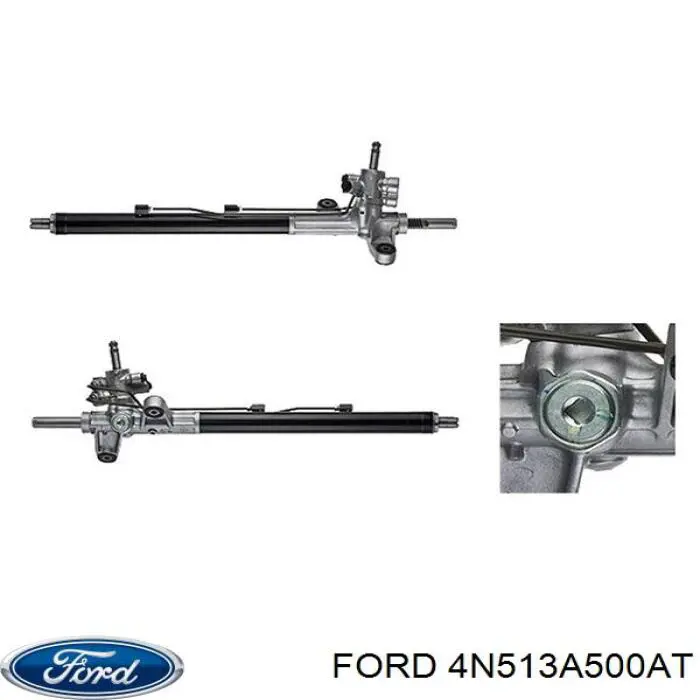 Купить 4N513A500AT Ford Рулевая рейка