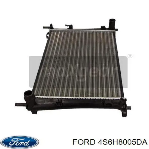 4S6H8005DA Ford radiador de esfriamento de motor