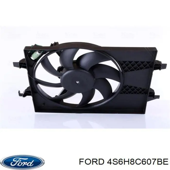 Диффузор радиатора охлаждения в сборе с мотором и крыльчаткой Ford 4S6H8C607BE цена, от 107.34 USD