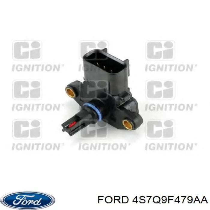 4S7Q9F479AA Ford Датчик давления воздуха