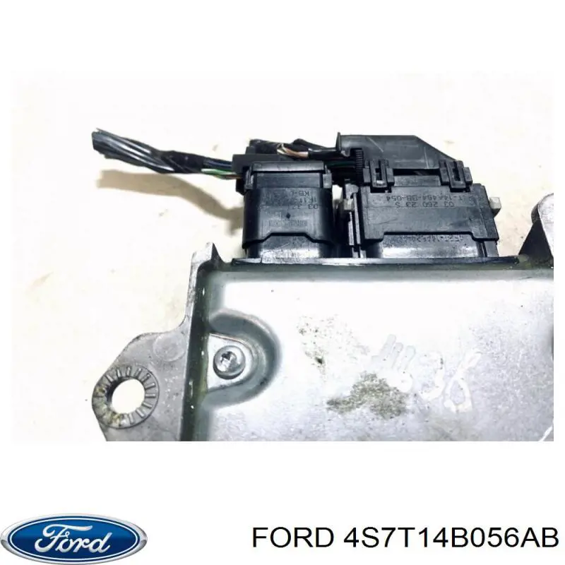 4S7T14B056AB Ford módulo processador de controlo da bolsa de ar (centralina eletrônica airbag)