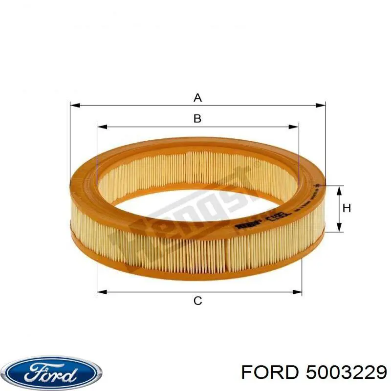 5003229 Ford воздушный фильтр