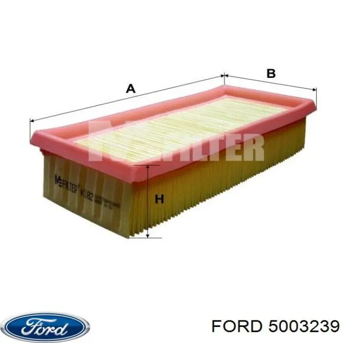 Купить 5003239 Ford Автомобильный фильтр воздуха