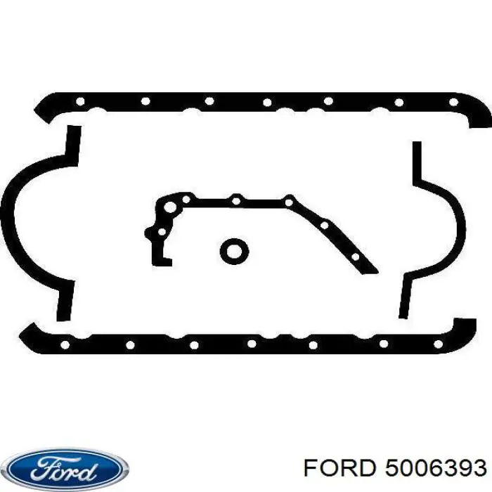 5006393 Ford прокладка поддона картера двигателя
