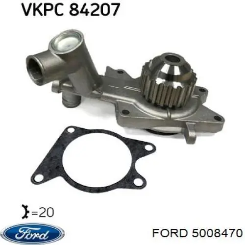 1126036 Ford Насос водяной