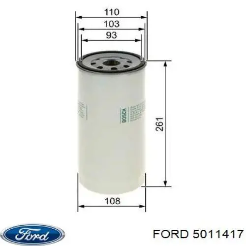 5011417 Ford масляный фильтр