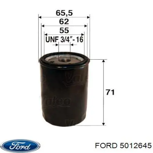 5012645 Ford Масляный фильтр двигателя