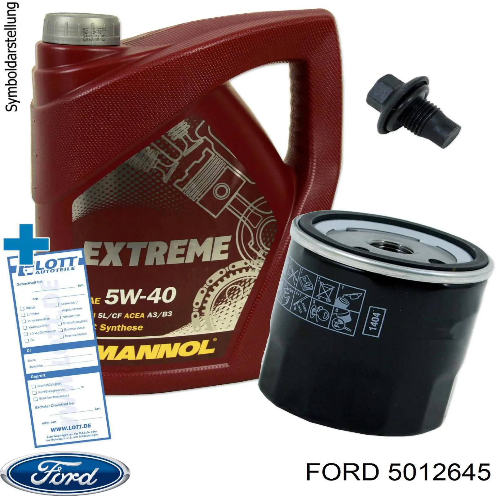 Фильтр масла Ford 5012645