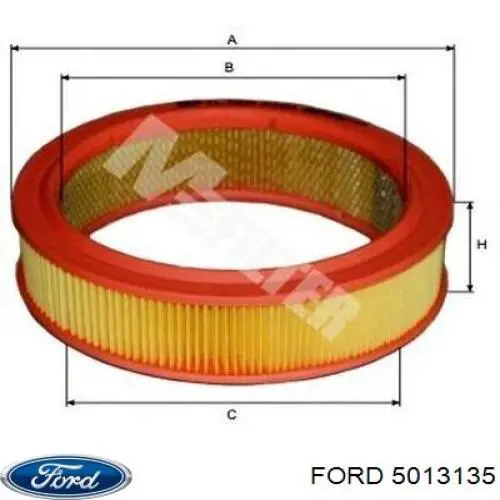 Купить 5013135 Ford Автомобильный фильтр воздуха