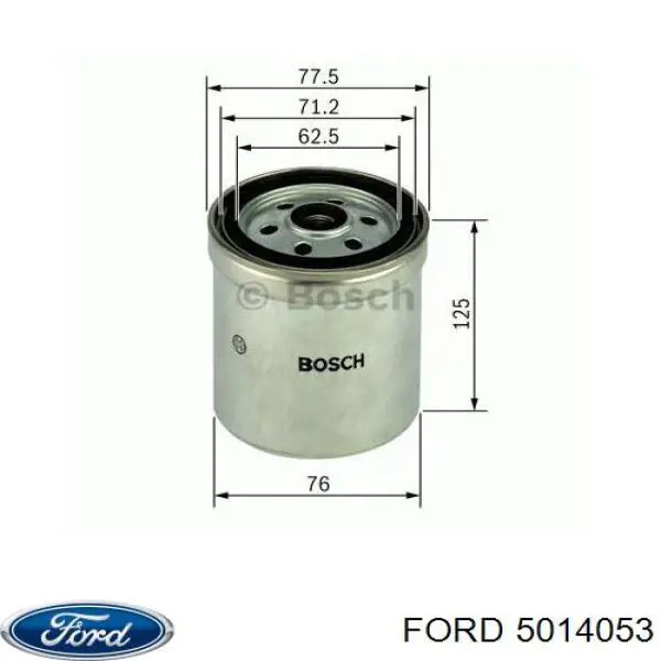 Топливный фильтр 5014053 Ford