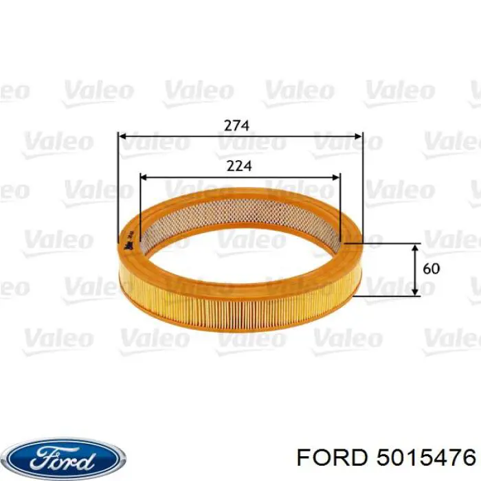 Элемент воздушного фильтра Ford 5015476 цена, от 4.36 USD