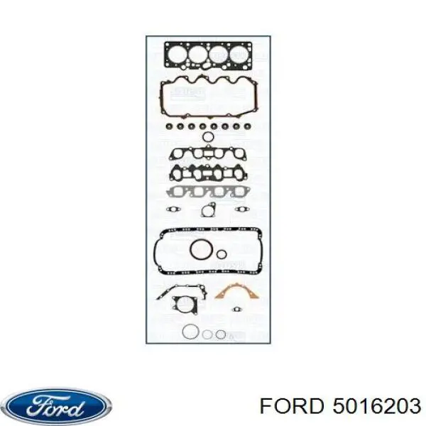 Комплект прокладок двигателя полный Ford 5016203
