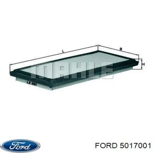 Воздушный фильтр 5017001 Ford