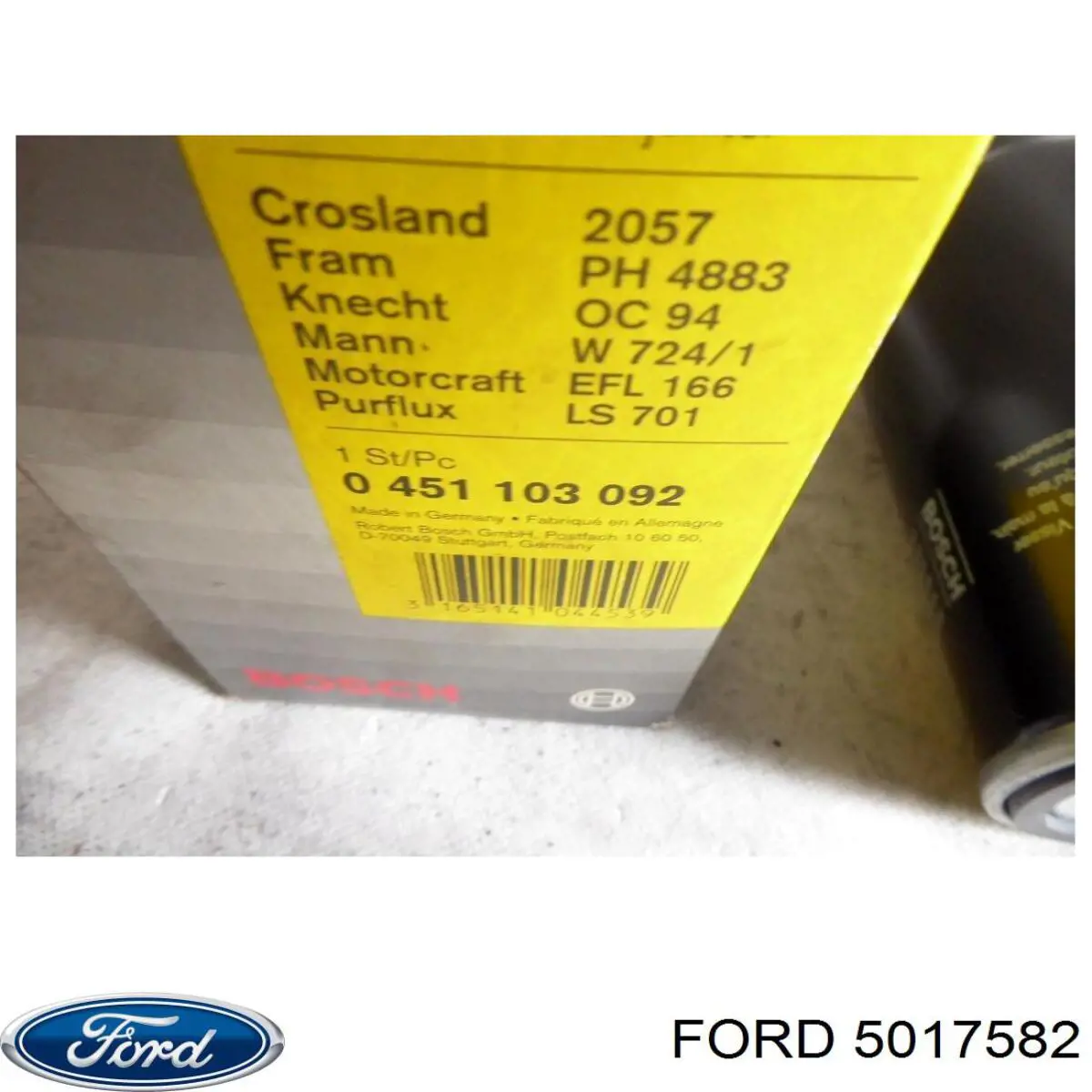 Купить 5017582 Ford Фильтр центробежный очистки масла