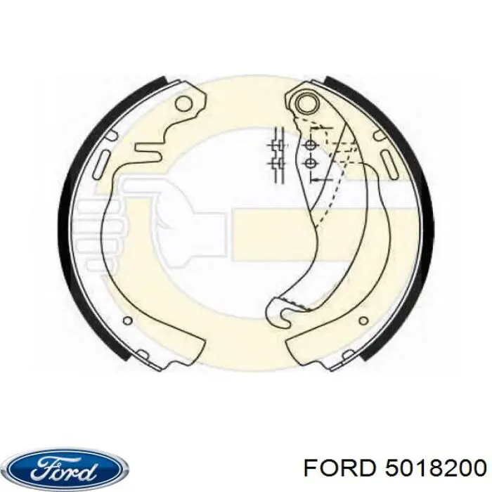 5018200 Ford silenciador, parte central