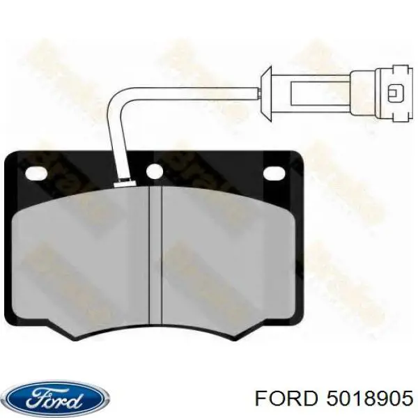 5018905 Ford Колодки передние
