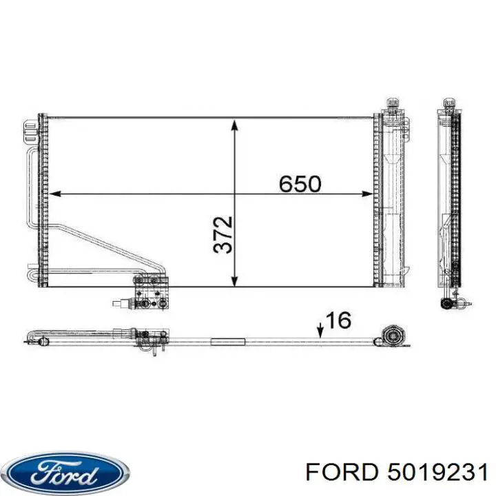 Выхлоп задний Ford 1076369 цена, от 37.73 USD