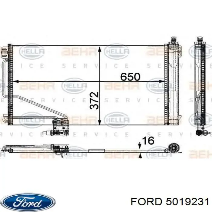 1076369 Ford Выхлопная труба