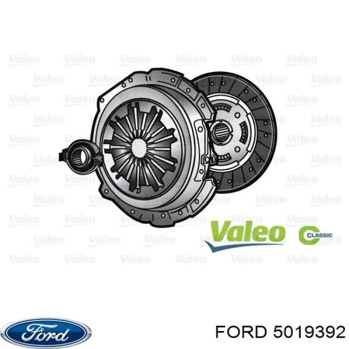 5019392 Ford kit de embraiagem (3 peças)