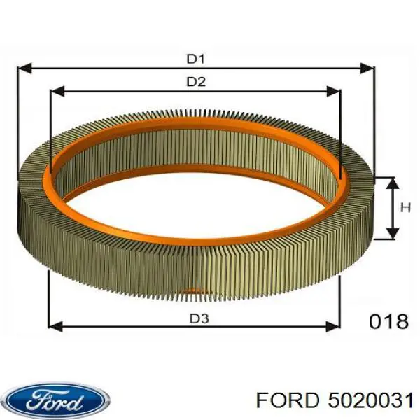 Элемент воздушного фильтра Ford 5020031 цена, от 5.51 USD