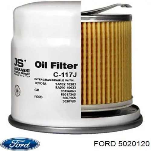 5020120 Ford масляный фильтр