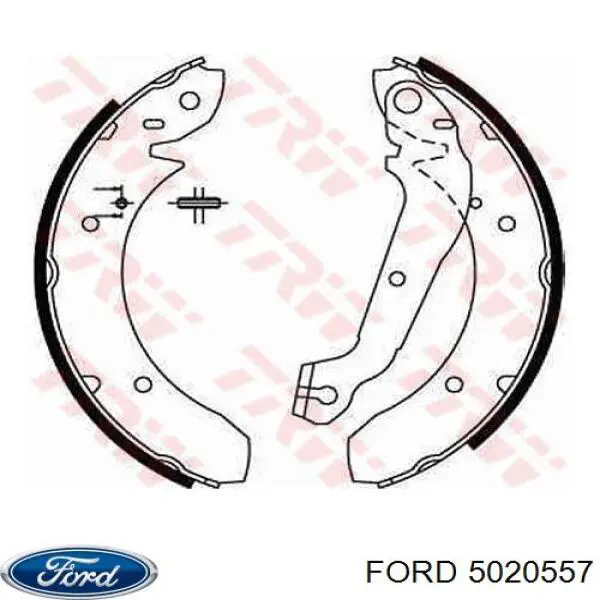 Задние барабанные колодки 5020557 Ford