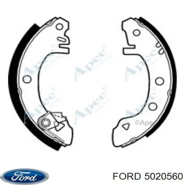 Задние барабанные колодки 5020560 Ford