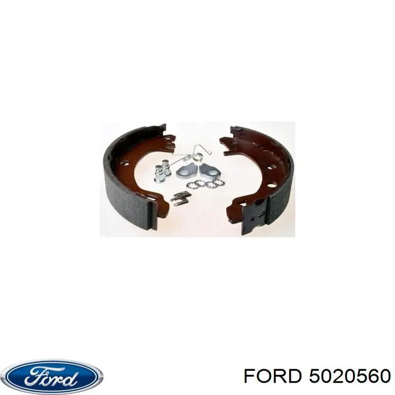 Купить 5020560 Ford Задние барабанные тормозные колодки