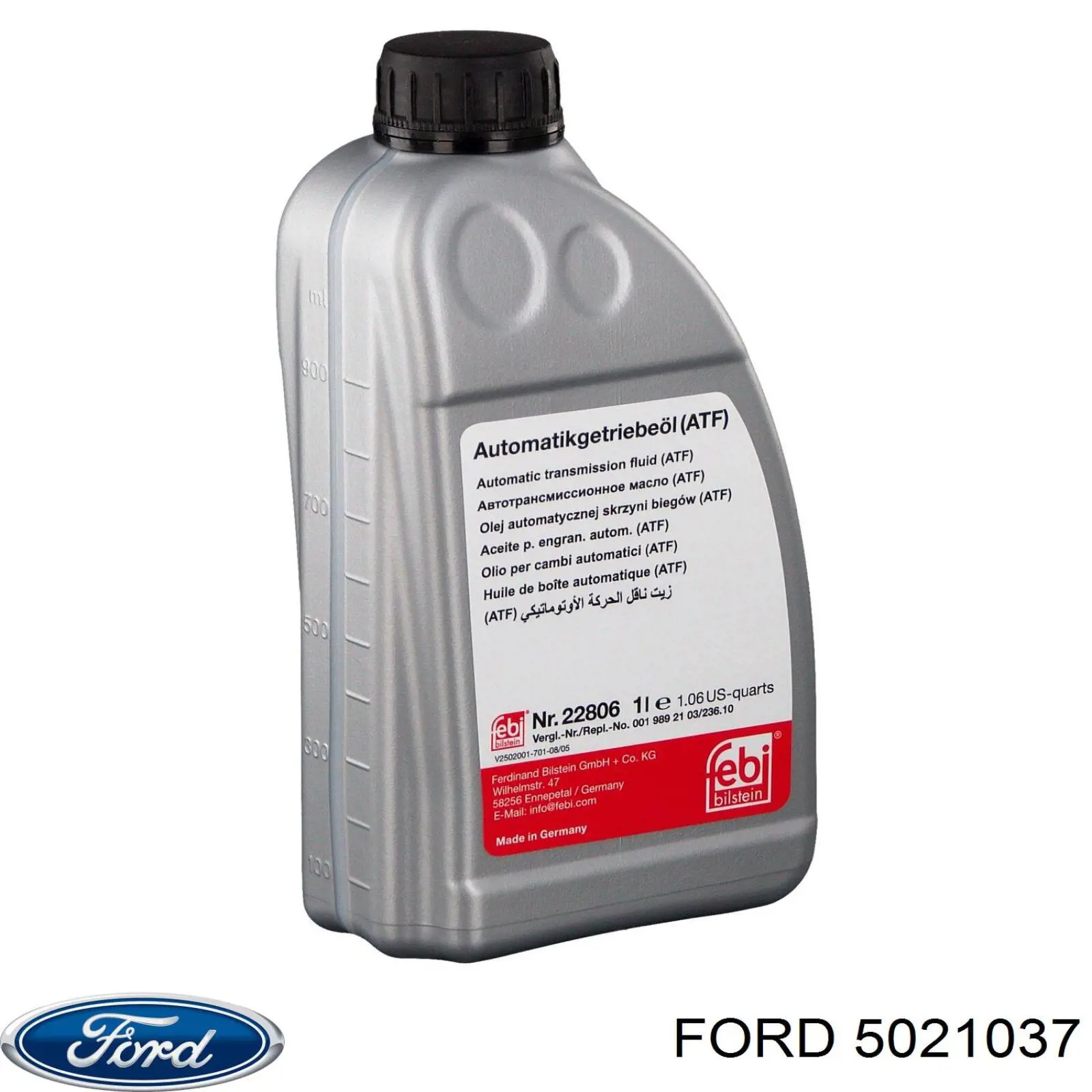  Трансмиссионное масло Ford (5021037)