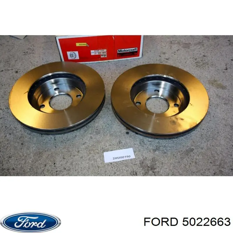 Передние тормозные диски 5022663 Ford