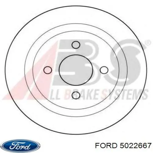 Тормозные диски 5022667 Ford