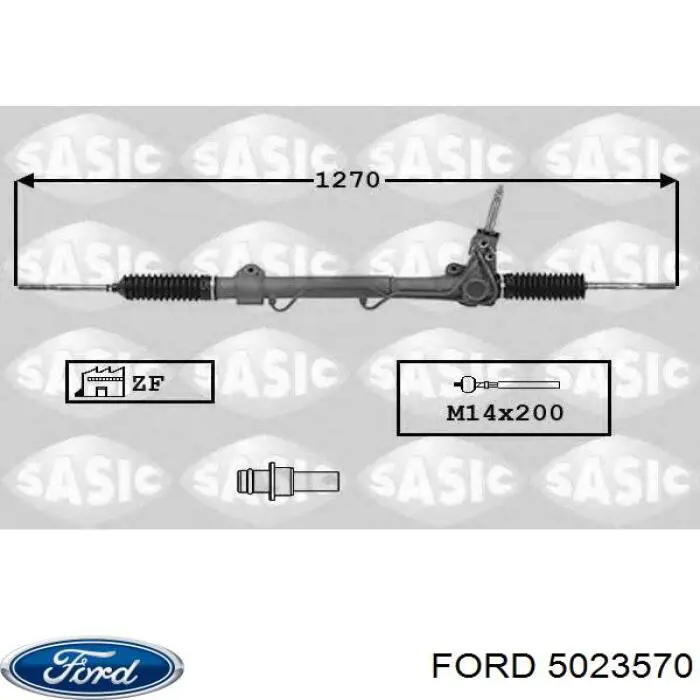 Реечный рулевой механизм Ford 5023570 цена, от 190.04 USD