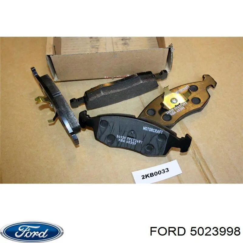 5023998 Ford колодки тормозные передние дисковые
