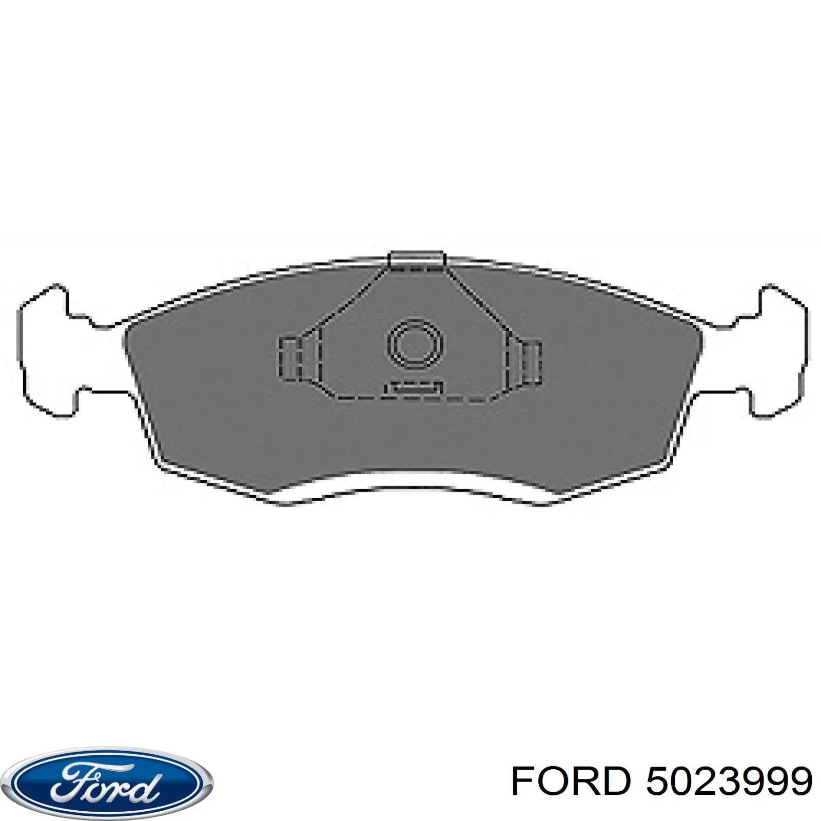 5023999 Ford передние тормозные колодки