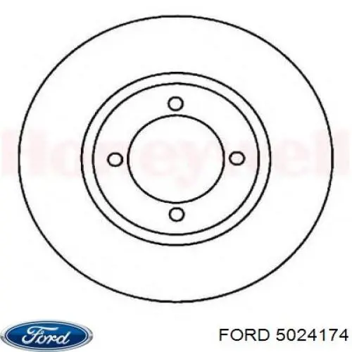 Тормоз дисковый передний Ford 5024174 цена, от 169.19 USD