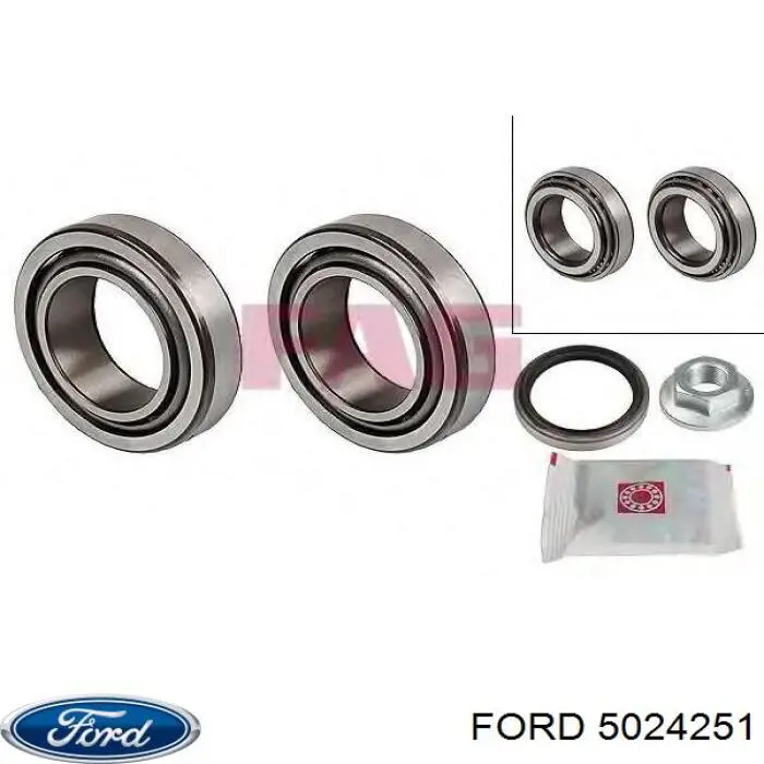 5024251 Ford rolamento de cubo traseiro