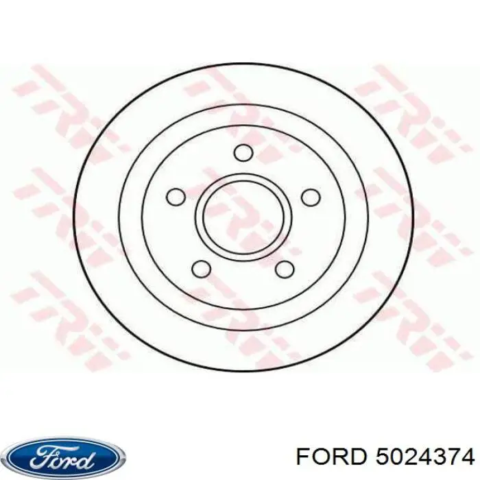Тормозные диски 5024374 Ford
