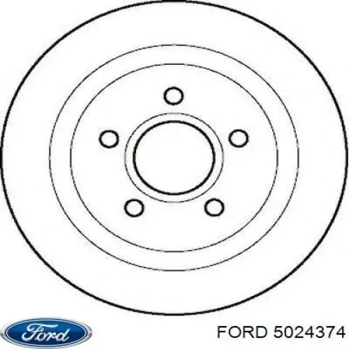 Задний тормозной диск Ford 5024374 цена, от 179.56 USD