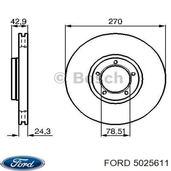 5025611 Ford тормозные диски