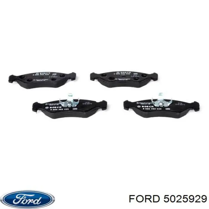 5025929 Ford колодки тормозные передние дисковые