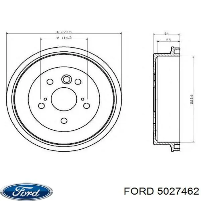 Тормоз дисковый передний Ford 5027462 цена, от 34.60 USD