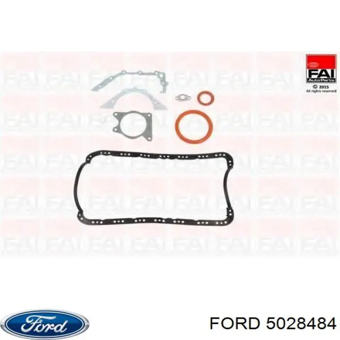 5028484 Ford комплект прокладок двигателя нижний