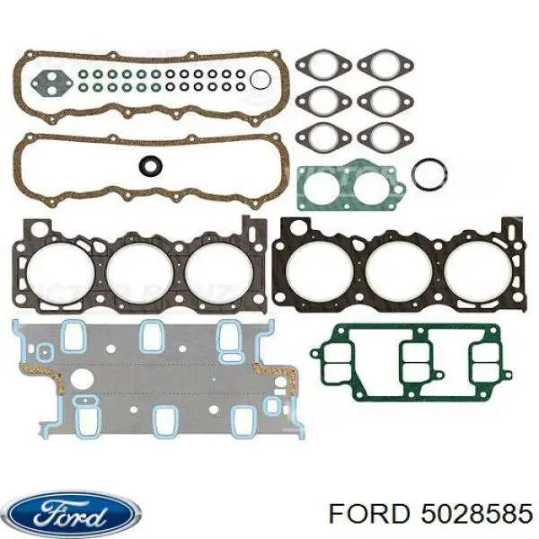 Комплект прокладок двигателя верхний Ford 5028585