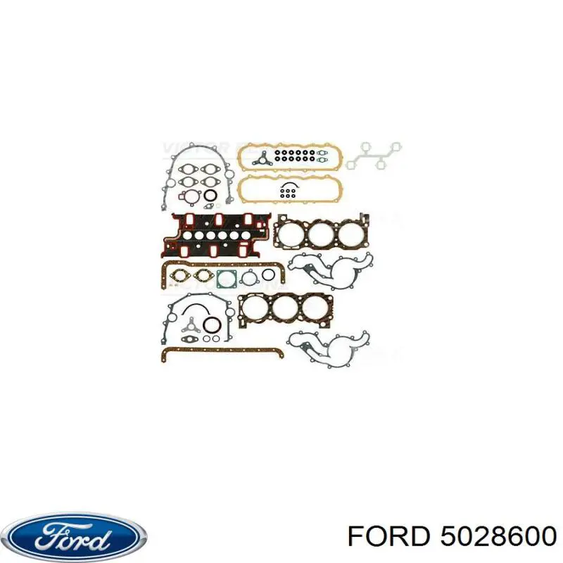 Прокладка головки блока цилиндров (ГБЦ) правая на Ford Sierra GBC