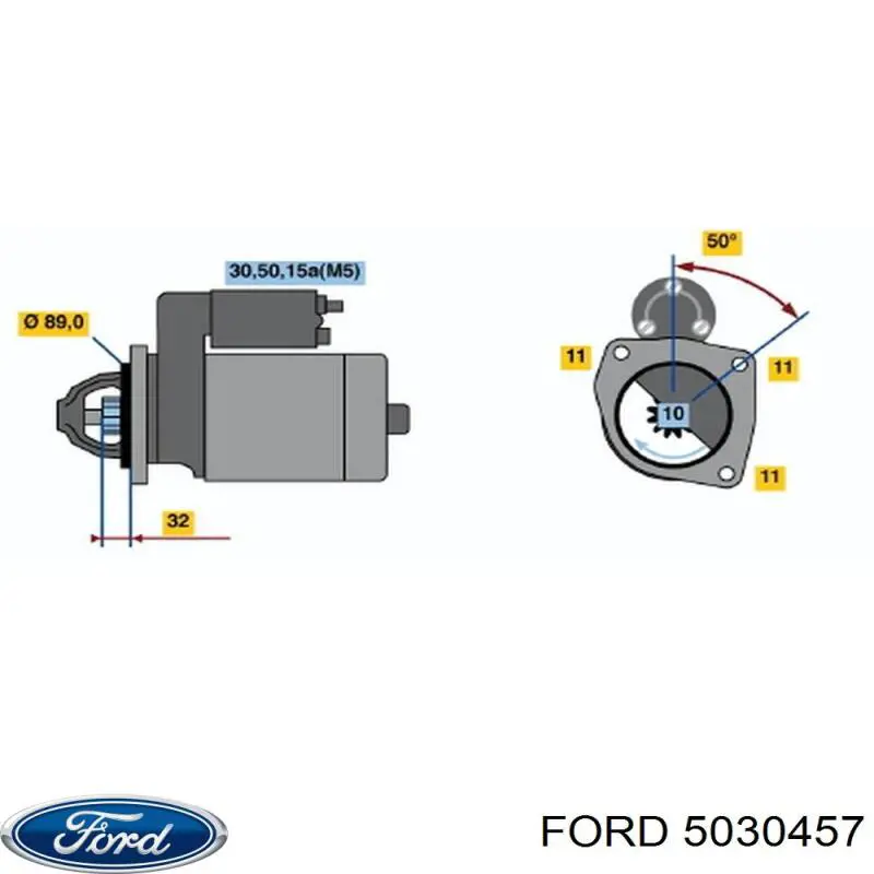 Купить 5030457 Ford Стартер