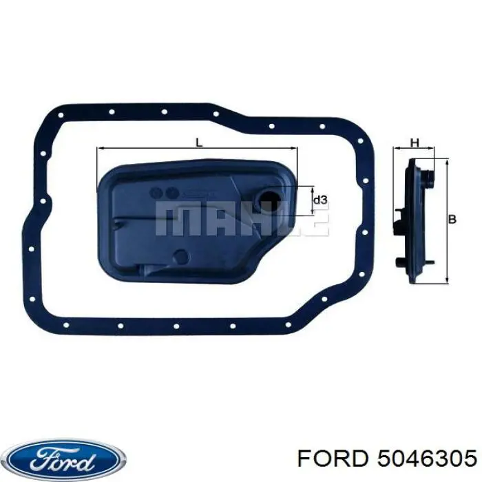 Фильтр коробки автомат Ford 5046305 цена, от 22.33 USD